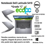 Notebook Latitude 5410 i5-10310U/8GB/512 GB M.2/ Win 10 PRO/GRADO C