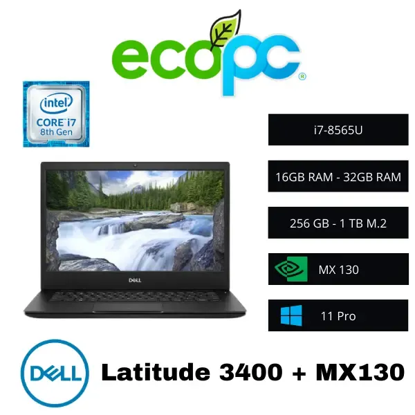 Dell-latitude-3400 Notebook Dell Latitude 3400 / i7-8565U 1.60 GHz / MX130 / Grado B - Imagen 1