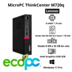 Pc Lenovo ThinkCentre M720q / I5-8400T 1.70 GHz / Grado A