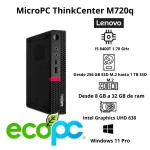 Pc Lenovo ThinkCentre M720q / I5-8400T 1.70 GHz / Grado A