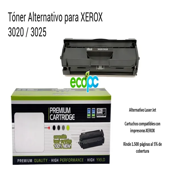 Toner-Alternativo-para-XEROX Tóner Alternativo para XEROX 3020 / 3025 (NUEVO) - Imagen 1