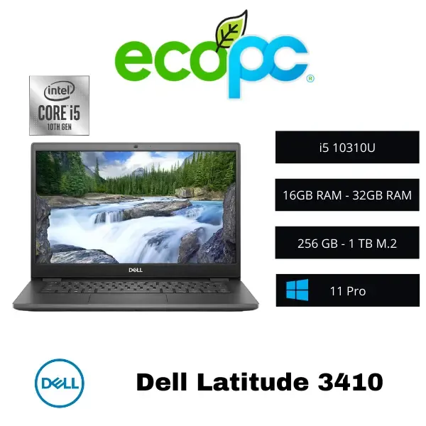 latitude-3410-I5 Notebook Dell Latitude 3410 / I5 10310U / W11 Pro / Grado A - Imagen 1
