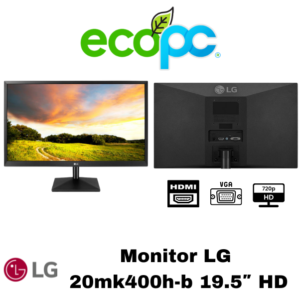 LG-20mk400h-b Monitor LG 20mk400h-b 19.5" HD (seminuevo) - Imagen 1