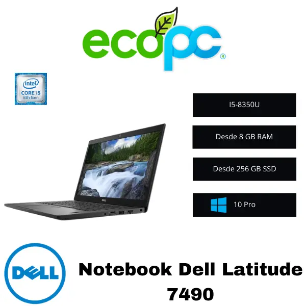 Notebook-Dell-Latitude-7490f Notebook Dell Latitude 7490 / I5 8350U / Grado C - Imagen 1