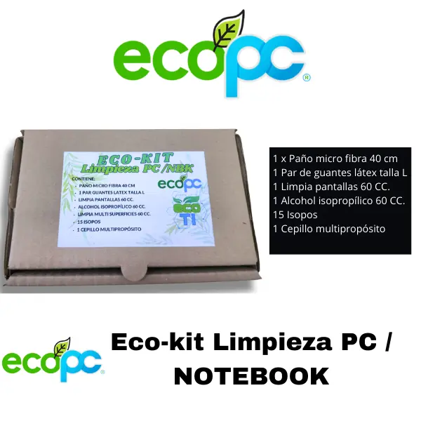 eco-kit-limpieza Eco-Kit de limpieza PC/NOTEBOOK - Imagen 1