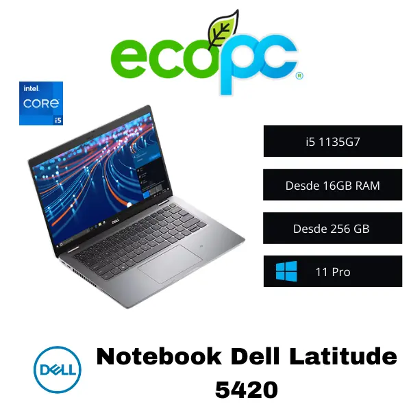 latitude-5420-I5-F Notebook Dell Latitude 5420 / I5 1135G7 / W11 Pro / Grado A - Imagen 1