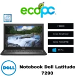 Notebook Dell Latitude 7290 / I7 8650U / 16 GB Ram / W11 Pro / Grado A (seminuevo)