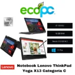 Notebook Lenovo ThinkPad Yoga X13 / I7 10510U / Pantalla Táctil / Grado C