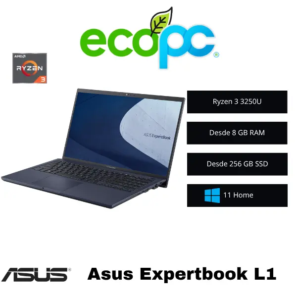 asus-expertbook-l1 Notebook Asus Expertbook L1 / Ryzen 3 3250U / Grado B - Imagen 1