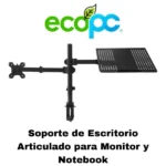Soporte de Escritorio Articulado para Monitor y Notebook