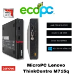MicroPC Lenovo ThinkCentre M715q / AMD PRO A10-9700E / Grado A