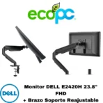 Monitor Dell E2420H 23.8" FHD + Brazo Soporte Reajustable (seminuevo)